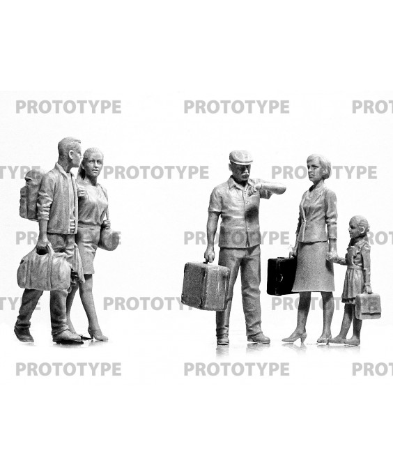 ICM Chernobyl 5. Extraction (2 adults, 2 children and luggage) 1/35
