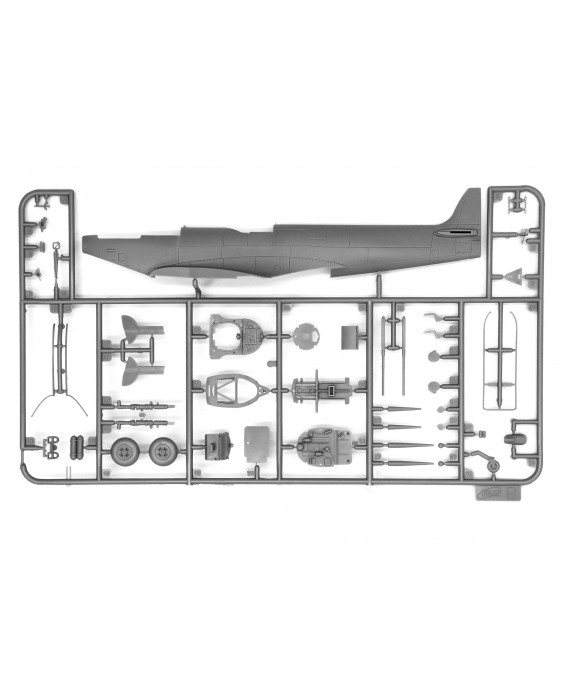ICM modelis Spitfire Mk.IX, WWII British Fighter 1/48                                     