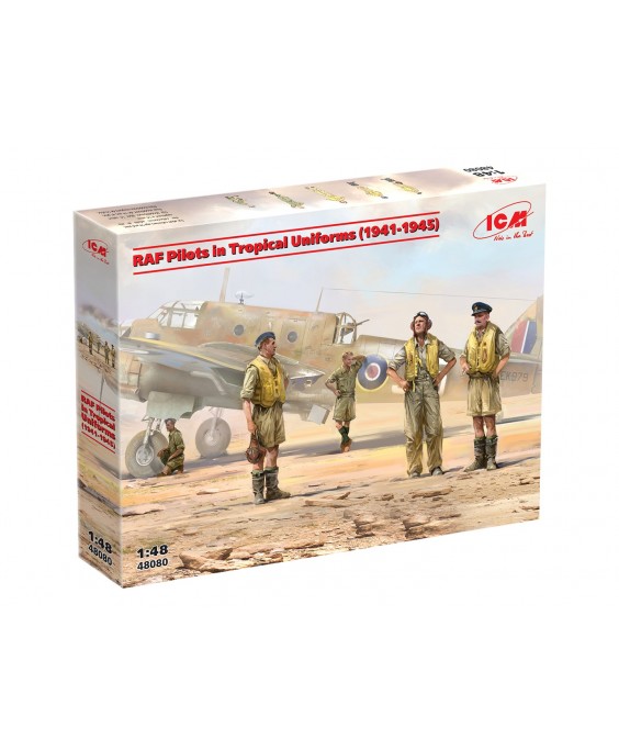 ICM RAF Pilots in Tropical Uniforms 1/48