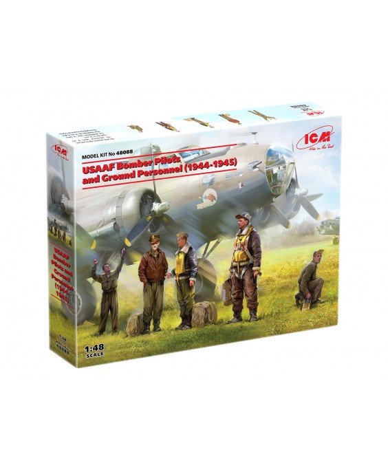 ICM USAAF Bomber Pilots and Ground Personnel (1944-1945) 1/48