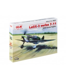 ICM modelis LaGG-3 series 7-11, WWII Soviet Fighter 1/48 