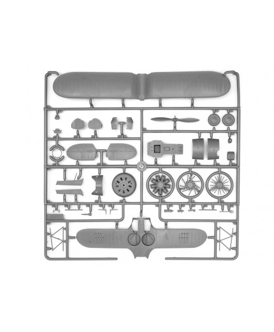 ICM modelis I-153, WWII Soviet Biplane Fighter (winter version) 1/48
