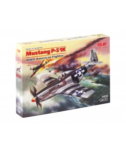 ICM modelis Mustang P-51K, WWII American Fighter 1/48                                         