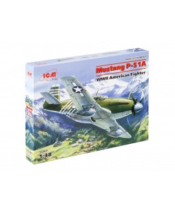 ICM modelis Mustang P-51A, WWII American Fighter 1/48