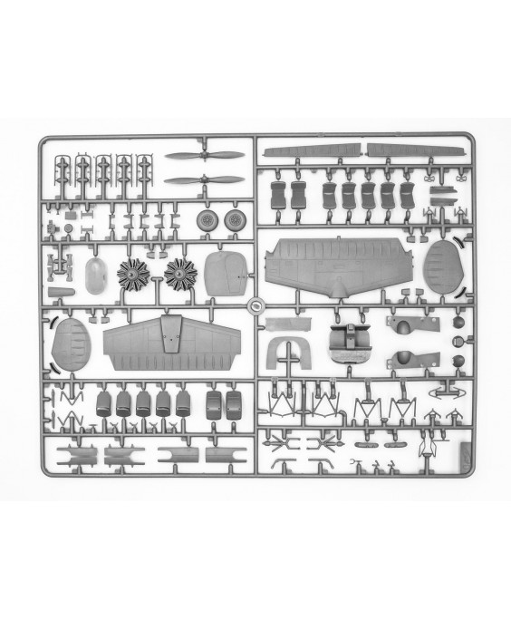 ICM modelis C18S, American Passenger Aircraft 1/48