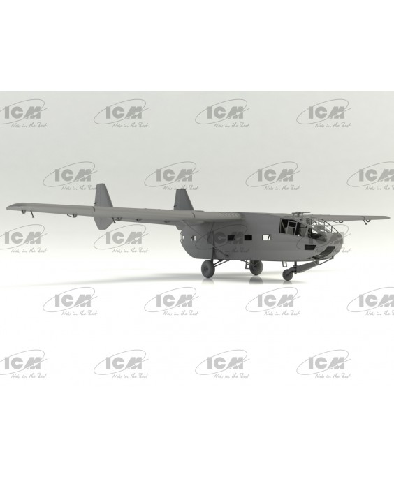 ICM modelis Gotha Go 242B WWII German Landing Glider 1/48