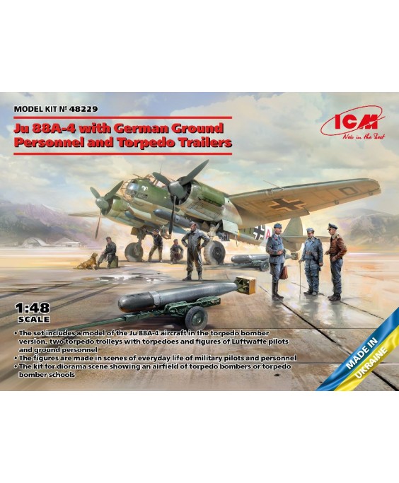 ICM modelis Ju 88A-4 1/48