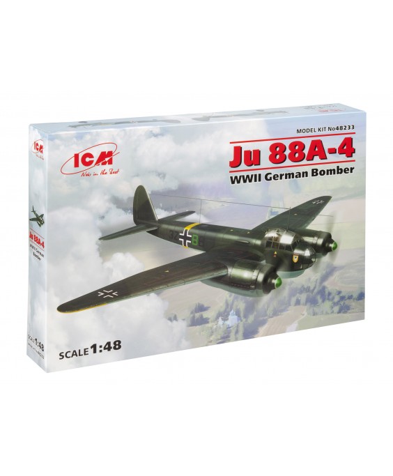 ICM modelis Ju 88A-4, WWII German Bomber 1/48