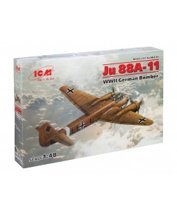 ICM modelis Ju 88A-11, WWII German Bomber 1/48