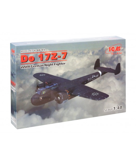 ICM modelis Do 17Z-7, WWII German Night Fighter  1/48