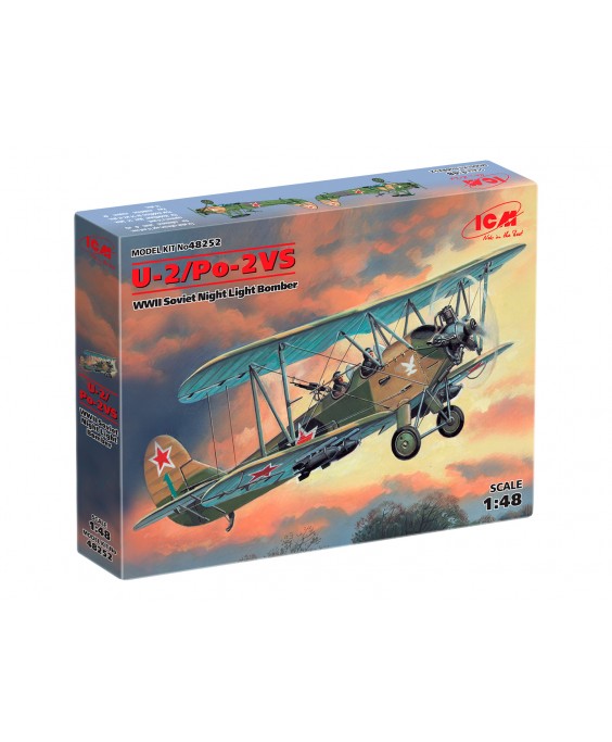 ICM modelis U-2/Po-2, WWII Soviet Multi-Purpose Aircraft 1/48