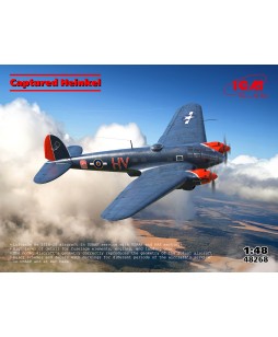 ICM modelis Captured Heinkel 1/48