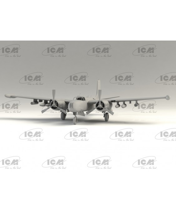 ICM modelis B-26K Counter Invader (early) US Attack Aircraft 1/48