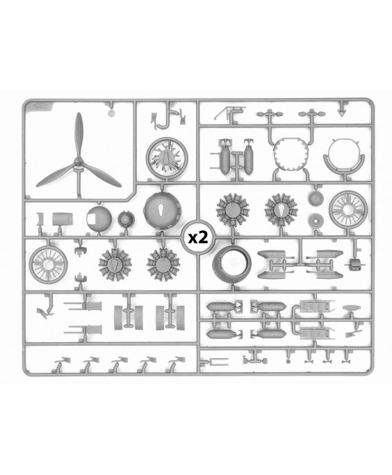 ICM modelis A-26В Invader Pacific War Theater, WWII American Bomber 1/48