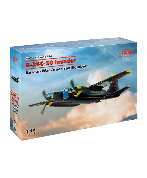 ICM modelis B-26С-50 Invader, Korean War American Bomber 1/48