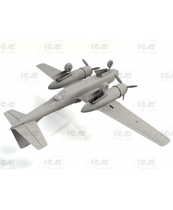 ICM modelis A-26C-15, Invader with pilots and ground personnel 1/48 ICM modelis A-26C-15, Invader with pilots and ground personnel 1/48