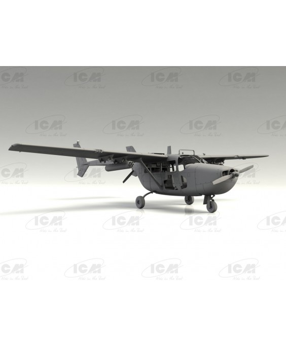 ICM modelis Cessna O-2A Skymaster, American Reconnaissance Aircraft 1/48
