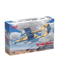 ICM modelis OV-10D+ Bronco, Light attack and observation aircraft 1/48