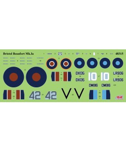 ICM modelis Bristol Beaufort Mk.IA 1/48