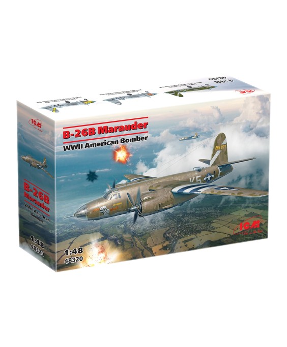 ICM modelis B-26B Marauder 1/48