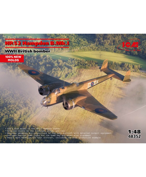 ICM HP.52 Hampden B.Mk.I 1/48