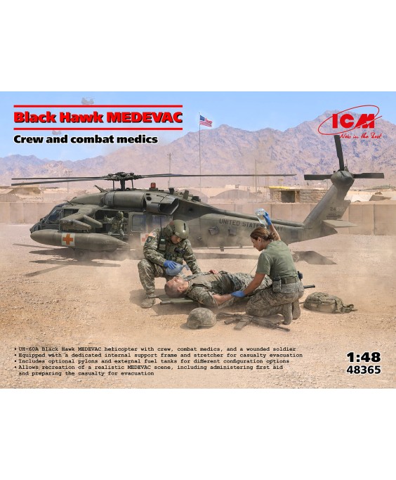 ICM Black Hawk MEDEVAC 1/48