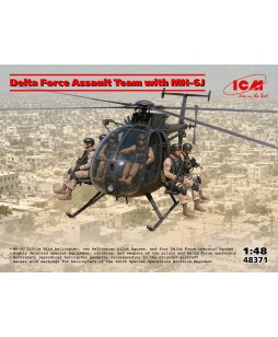 ICM Delta Force Assault Team with MH-6J 1/48