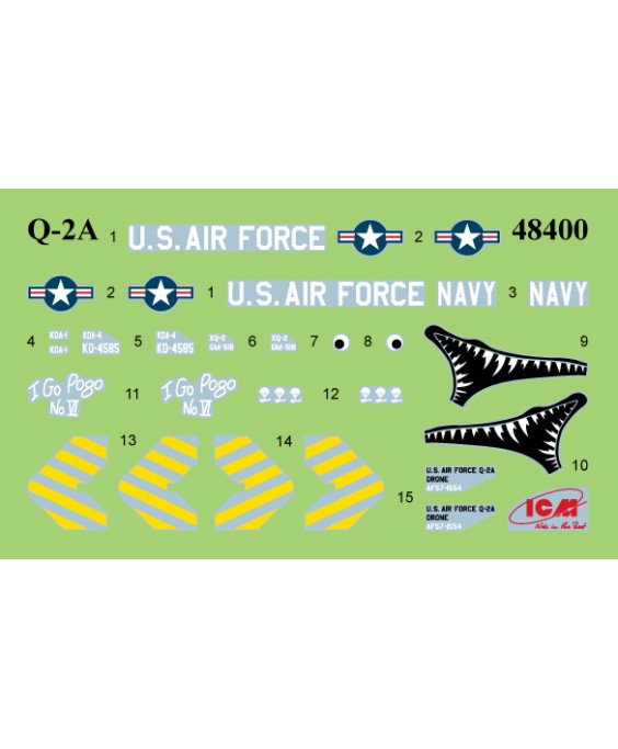 ICM US Aerial Target Drones 1/48 ICM US Aerial Target Drones 1/48