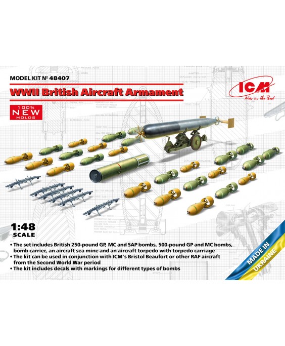 ICM WWII British Aircraft Armament 1/48
