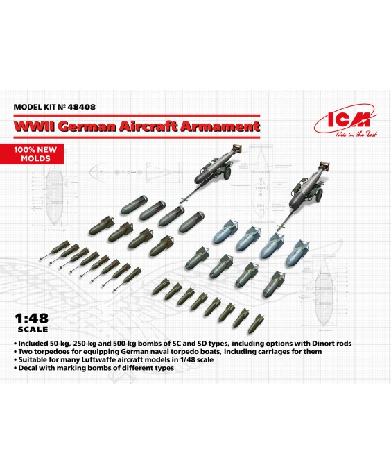 ICM - WWII German Aircraft Armament 1/48