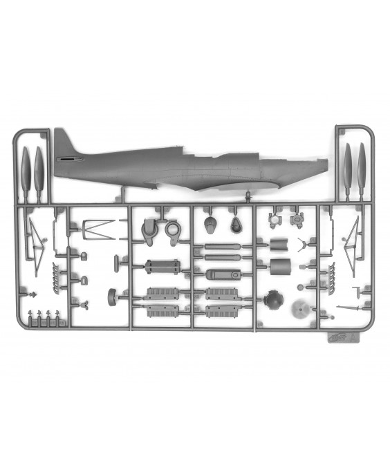 ICM modelis Spitfire Mk.IX with RAF Pilots and Ground Personnel 1/48