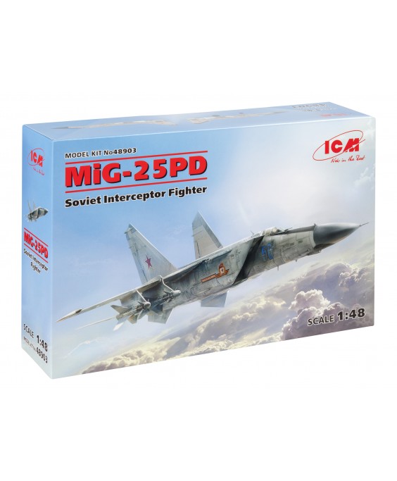 ICM modelis MiG-25 PD, Soviet Interceptor Fighter 1/48