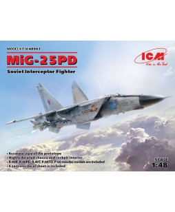 ICM modelis MiG-25 PD, Soviet Interceptor Fighter 1/48