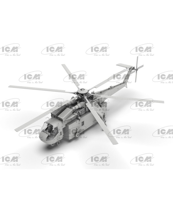 ICM modelis CH-54A Tarhe with Universal Military Pod 1/35