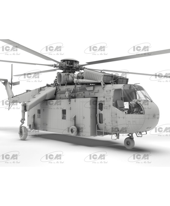 ICM modelis CH-54A Tarhe with Universal Military Pod 1/35