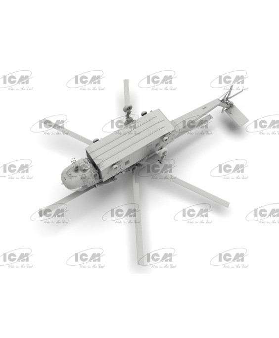 ICM modelis CH-54A Tarhe with Universal Military Pod 1/35