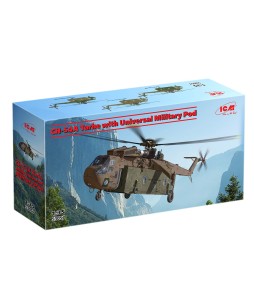 ICM modelis CH-54A Tarhe with Universal Military Pod 1/35
