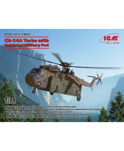 ICM modelis CH-54A Tarhe with Universal Military Pod 1/35