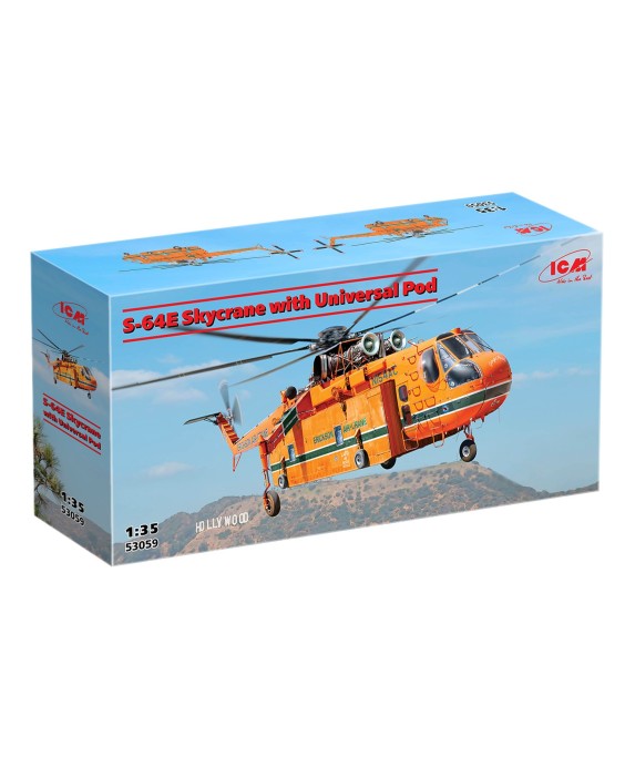 ICM Sikorsky S-64E Skycrane with Universal Pod 1/35