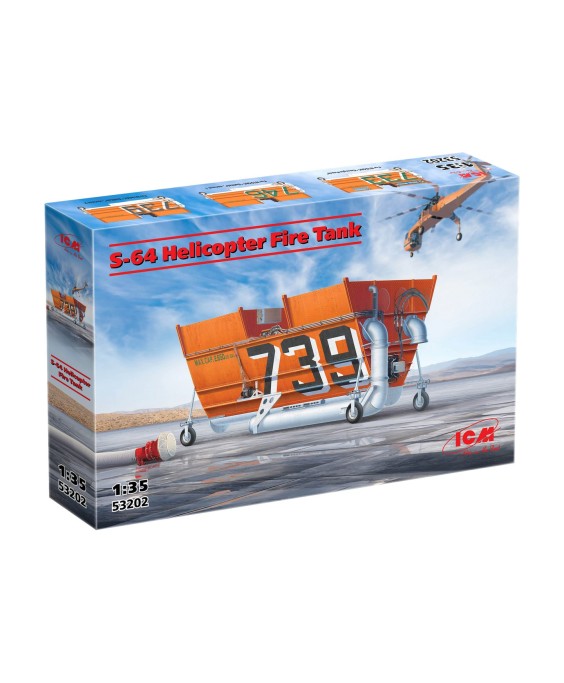 Icm S-64 Helicopter Fire Tank 1/35