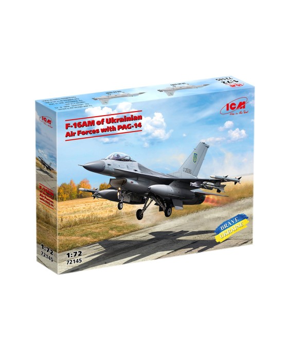 ICM F-16AM of Ukrainian Air Forces with PAG-14 1/72