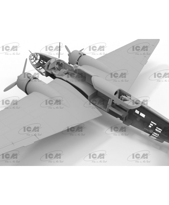 ICM modelis Ki-21-Ib Sally, Japanese Heavy bomber 1/72