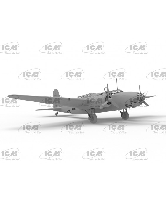 ICM modelis Ki-21-Ia Sally, Japanese Heavy Bomber 1/72