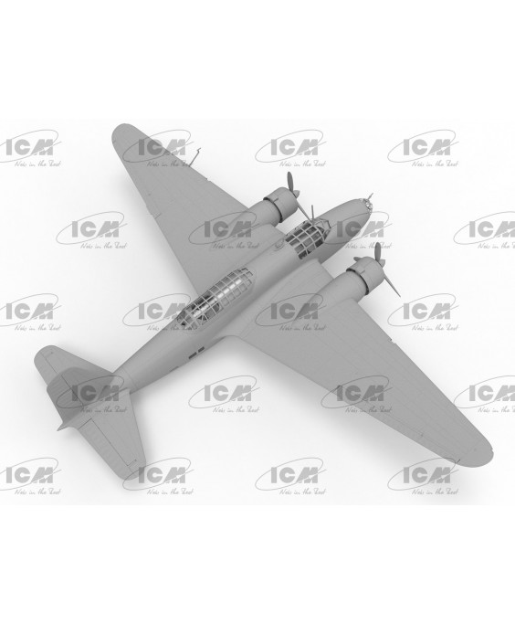 ICM modelis Ki-21-Ia Sally, Japanese Heavy Bomber 1/72