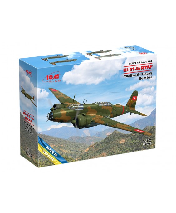 ICM modelis Ki-21-Ia RTAF 1/72