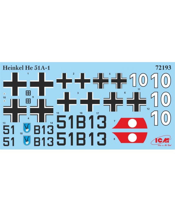 ICM modelis Biplanes of the 1930s and 1940s 1/72