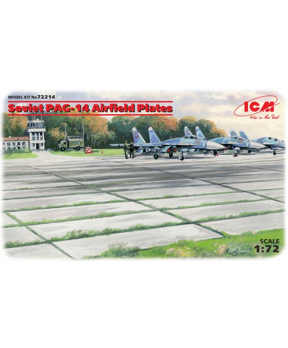 ICM modelis Soviet PAG-14 Airfield Plates (32 pieces) (362×216 mm) 1/72 ICM modelis Soviet PAG-14 Airfield Plates (32 pieces) (362×216 mm) 1/72