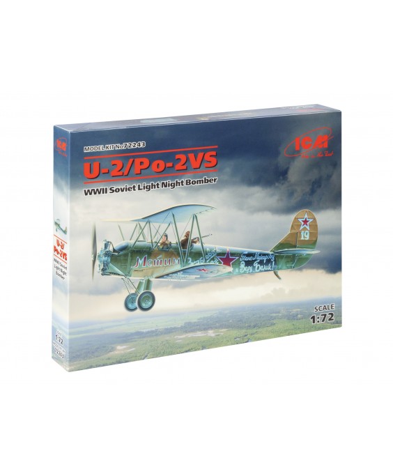 ICM modelis U-2/Po-2VS, WWII Soviet Light Night Bomber 1/72