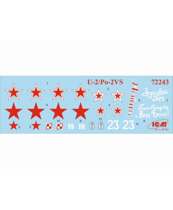ICM modelis U-2/Po-2VS, WWII Soviet Light Night Bomber 1/72