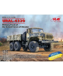ICM modelis Military Truck of the Armed Forces of Ukraine URAL-4320 1/72
